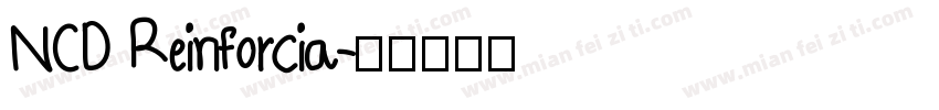 NCD Reinforcia字体转换